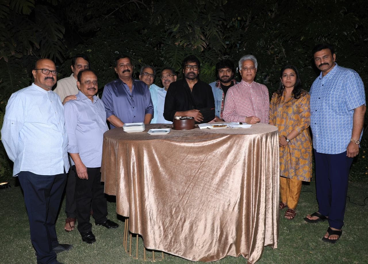 Grand Celebrations For Mana Shankara Vara Prasad Garu !
