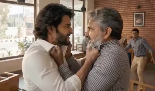 RGV shares an AI-generated clip depicting a “fight” between Mahesh Babu and Rajamouli!