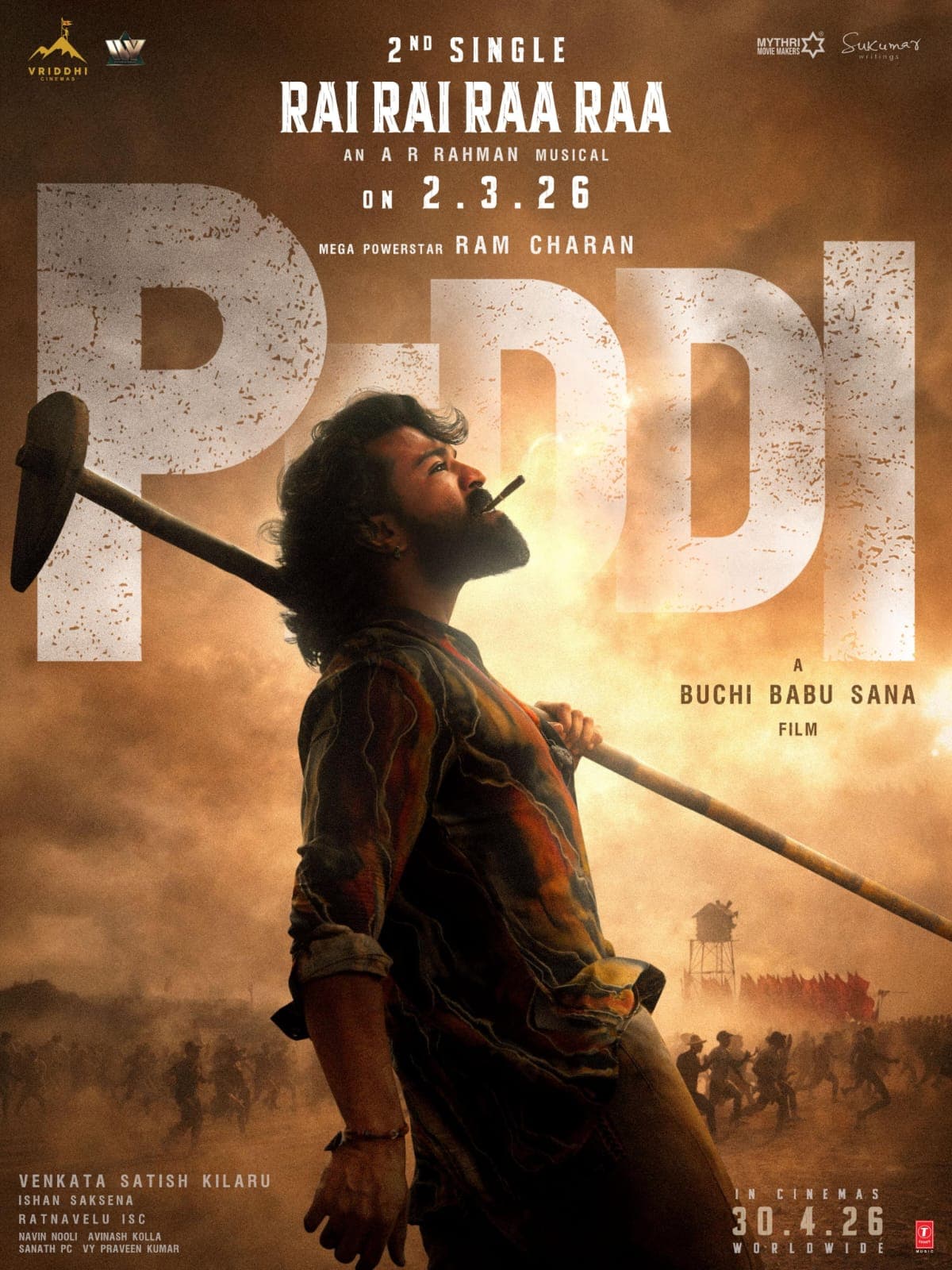 ‘Peddi’ Second Song Scheduled for Release on the 2nd of Next Month