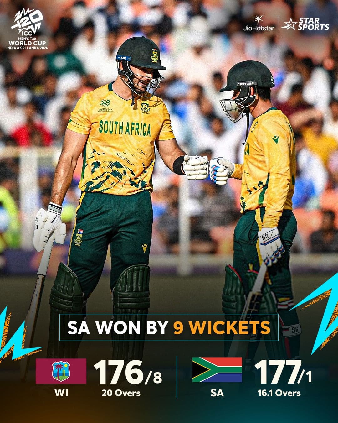 South Africa’s Dominant Chase !