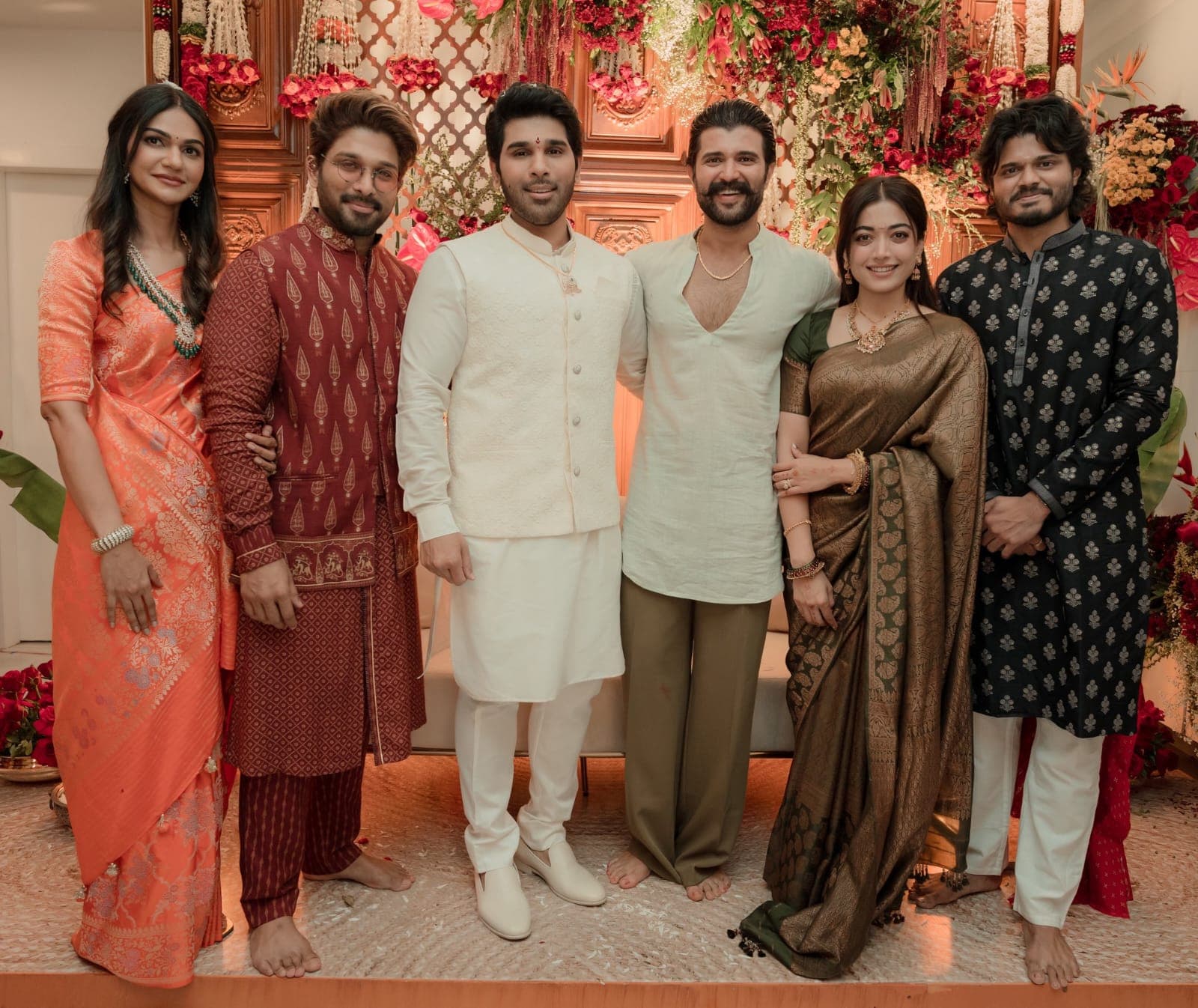 Star-Studded Moments at Allu Sirish’s Bridegroom Ceremony!