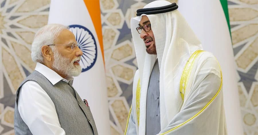Prime Minister Modi Spoke with the UAE President