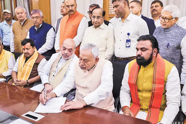 Goodbye to the post of CM.. Nitish Kumar to Rajya Sabha