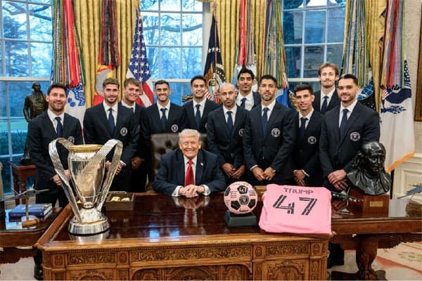 Special Reception for Inter Miami at the White House – Honors Lionel Messi