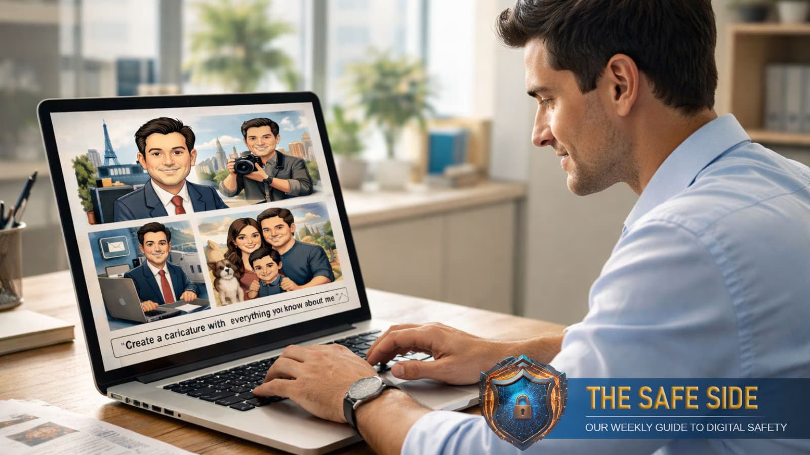 AI Caricature Trend Threatens Digital Fraud