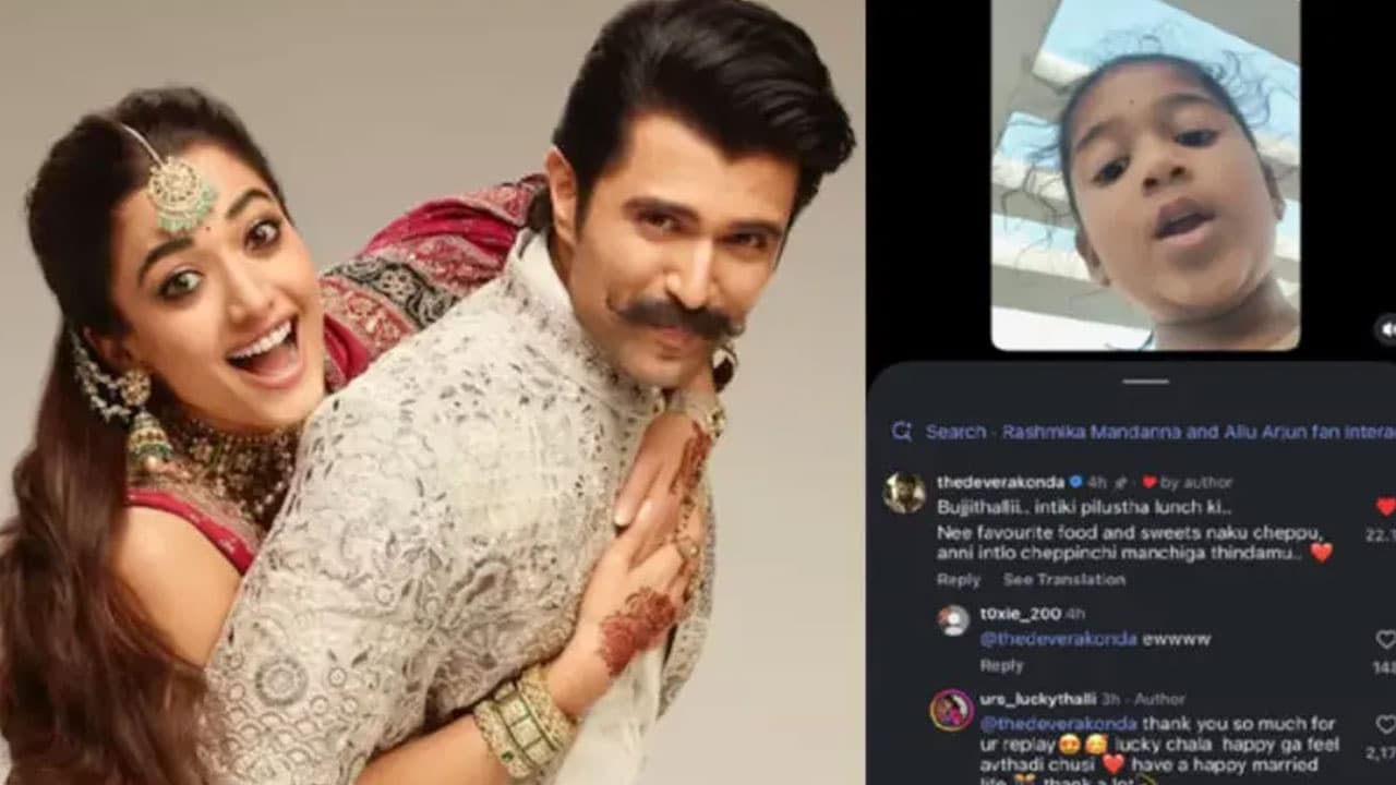 Vijay Deverakonda Responds to a Little Girl’s Reel