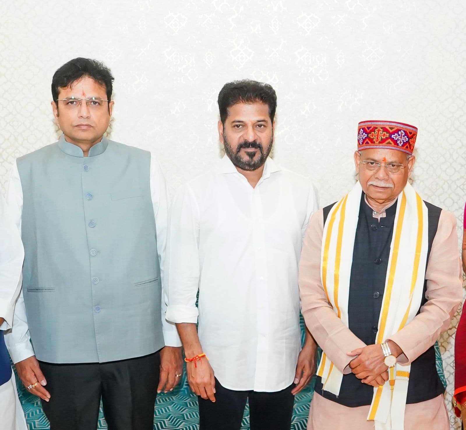 CM Revanth Reddy Welcomes the New Governor