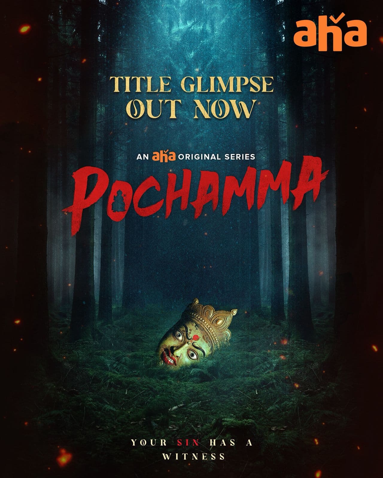 Aha Unveils the First Look of it's Mystical Thriller Series Pochamma