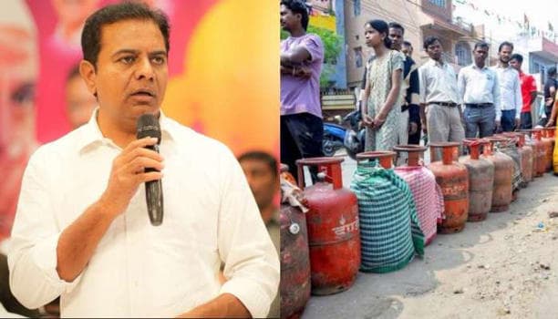 KTR Writes Letter to Union Minister Over Gas Shortage