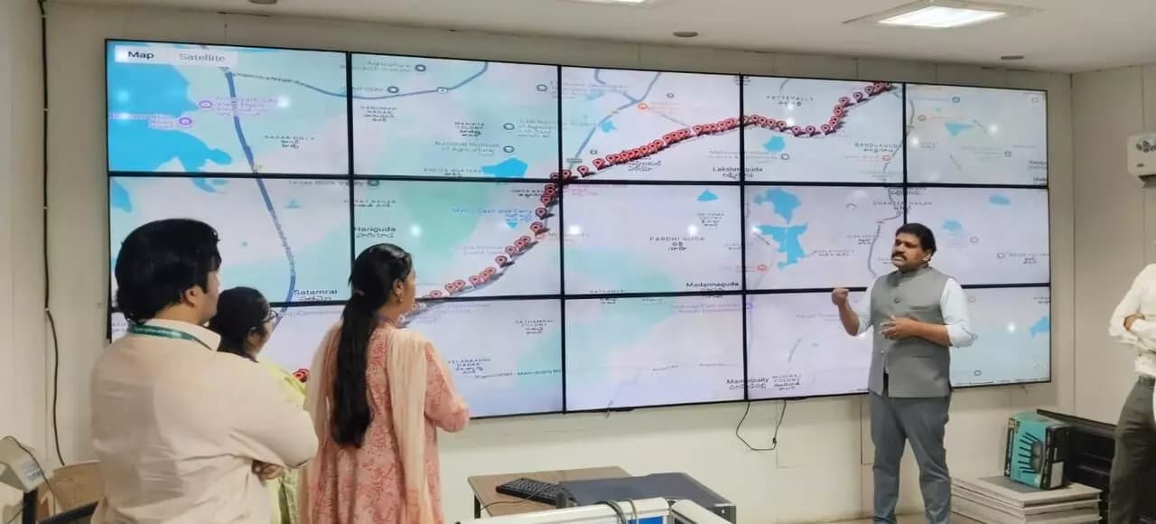 Command and Control Center for LPG Monitoring