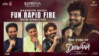 Harshith Reddy Fun Rapid Fire With Directors 🤩 | Deewana Idi Prema Song Launch | Shreyas Media