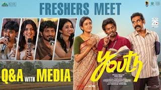 Q&A With Media at Youth Movie Freshers Meet | Ken Karunaas | GV Prakash Kumar | Shreyas Media