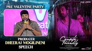 Producer Dheeraj Mogilineni Speech at Couple Friendly Pre Valentine Party | Santosh Soban