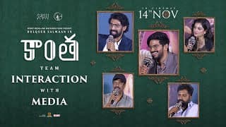 Kaantha Movie Team Interaction With Media at Trailer Launch Event