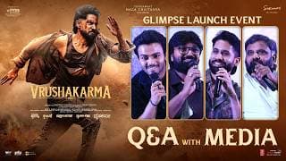 Q&A With Media at Vrushakarma Glimpse Launch Event | Naga Chaitanya | Shreyas Media