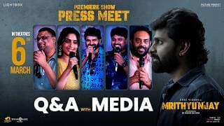 Q&A With Media at Mrithyunjay Premiere Show Press Meet | Sree Vishnu | Reba John | Shreyas Media