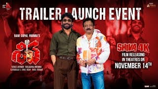 Shiva 4K Trailer Launch Full Event | King Nagarjuna | Ram Gopal Varma | In Theatres Nov 14th
