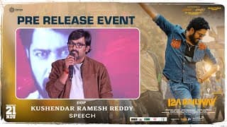 DOP Kushendar Ramesh Reddy Speech at 12A Railway Colony Pre-Release Event | Allari Naresh, Kamakshi