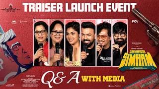 Q&A With Media at GaayaPadda Simham Traiser Launch Event | Tharun Bhascker | Shreyas Media
