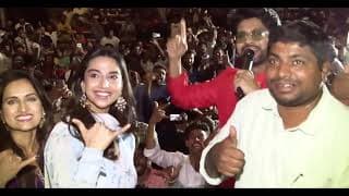 Anaganaga Oka Raju Team - Tirupati Sandhya Theatre Visit | Naveen Polishetty, Meenakshi | Maari