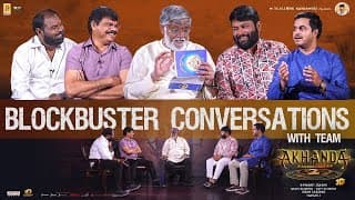 Blockbuster Conversations with Team AKHANDA 2 | NBK | Boyapati Sreenu | Thaman S | Tanikella Bharani