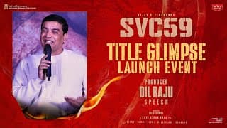 Producer Dil Raju Speech at SVC59 Title Glimpse Launch Event | Vijay Deverakonda |
