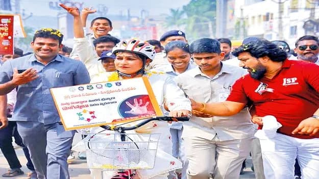 Stay Away from Drugs, Says Home Minister Vangalapudi Anita