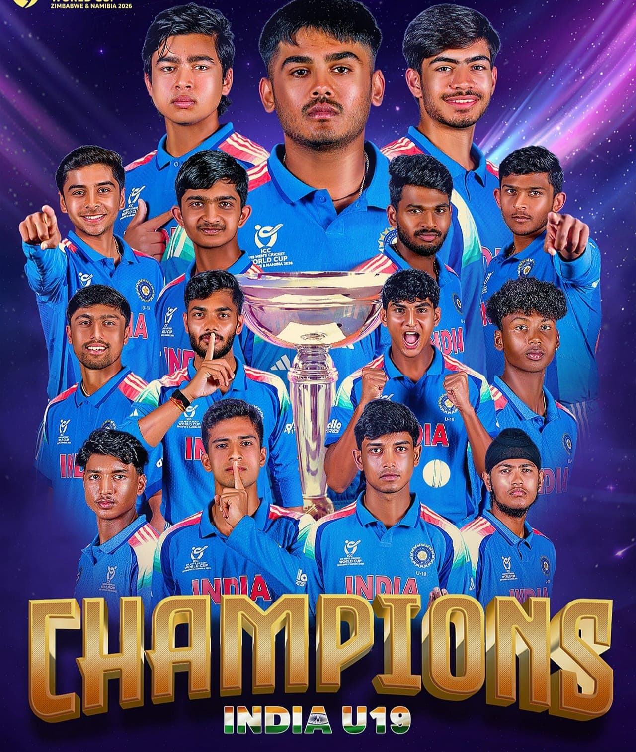 Under-19 World Cup Winners: Team India